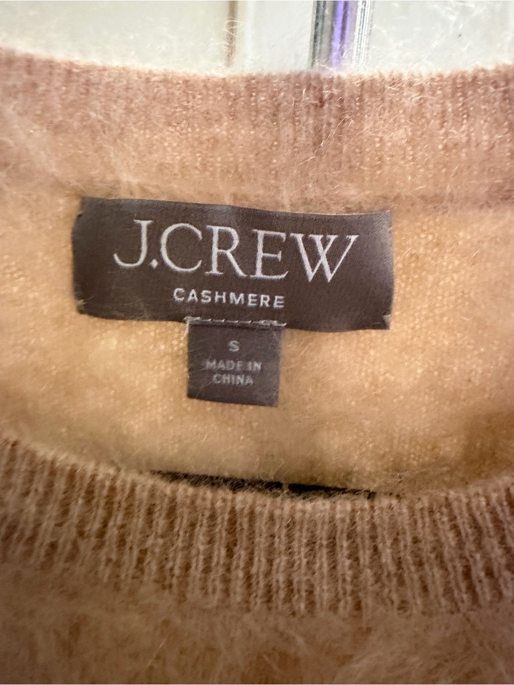 J. Crew Brushed Cashmere Tee - Picture 3 of 4